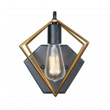 Varaluz 261B01AGRB - Metropolis 1-Lt Bath - Antique Gold/Rustic Bronze