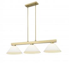 Z-Lite 152MGLD-AMO14 - 3 Light Billiard