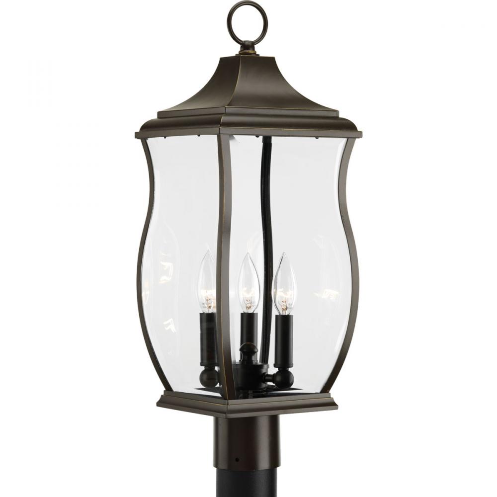 Township Collection Three-Light Post Lantern