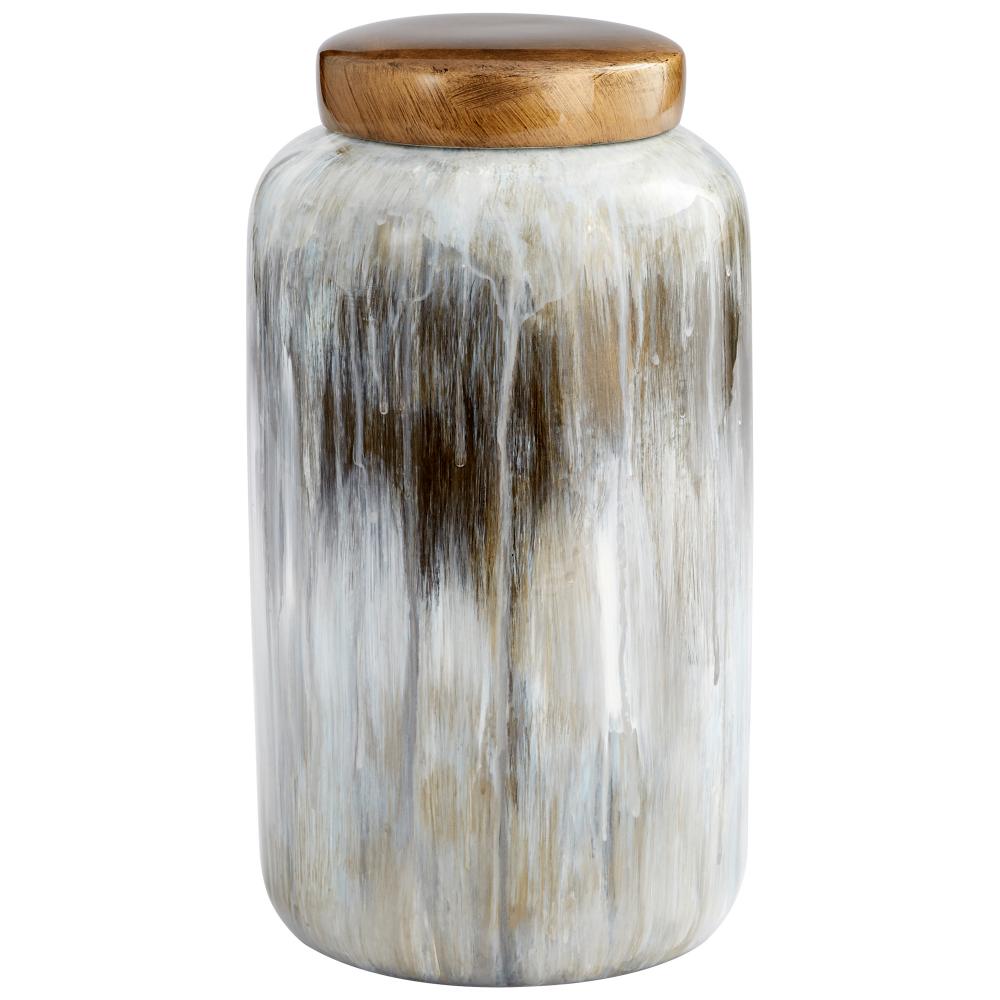 Spirit Drip Container Olive Glaze - Small