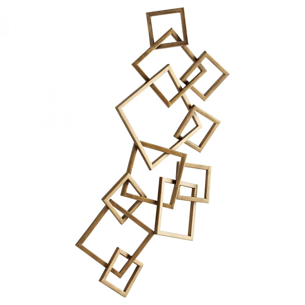 Bold Symphony Wall Decor Antique Brass