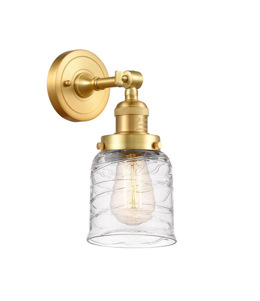 Bell - 1 Light - 5 inch - Satin Gold - Adjustable Sconce
