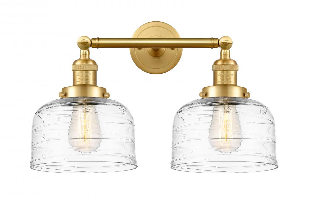 Bell - 2 Light - 19 inch - Satin Gold - Adjustable Bath Vanity Light