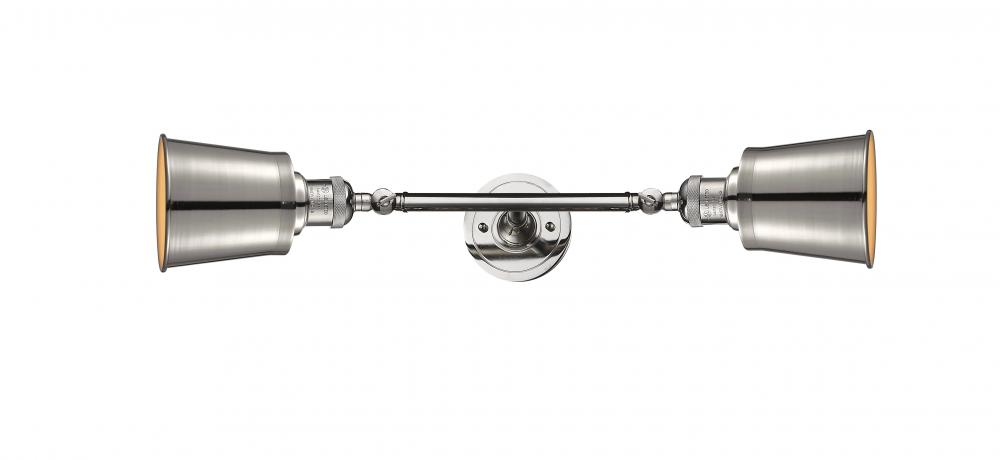 Addison - 2 Light - 5 inch - Polished Nickel - Adjustable Bath Vanity Light