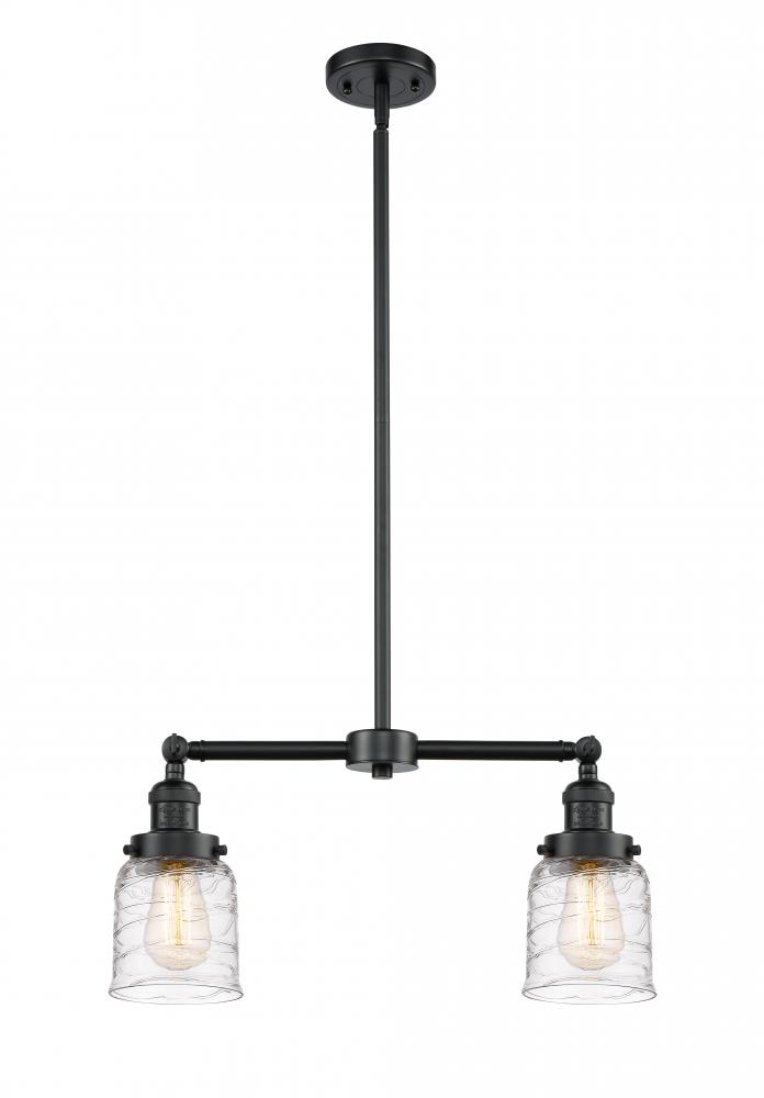 Bell - 2 Light - 21 inch - Oil Rubbed Bronze - Stem Hung - Adjustable Island Light