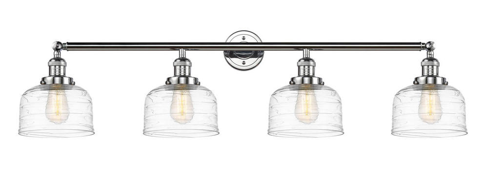 Bell - 4 Light - 44 inch - Polished Chrome - Adjustable Bath Vanity Light