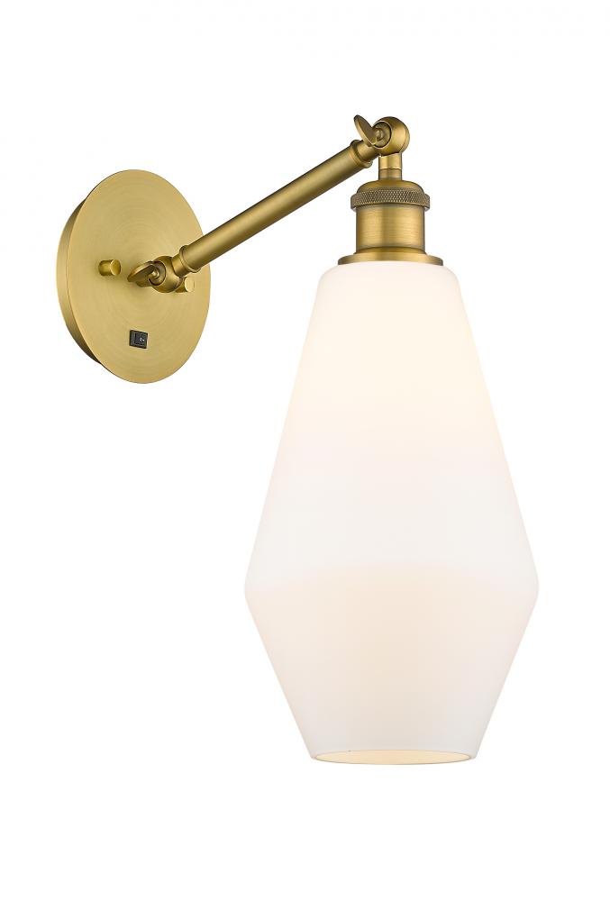 Cindyrella - 1 Light - 7 inch - Brushed Brass - Adjustable Sconce