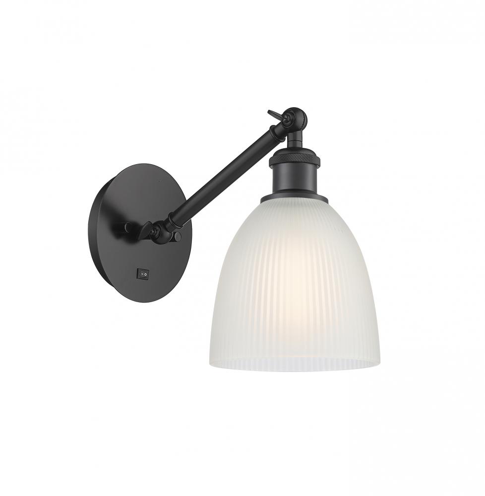 Castile - 1 Light - 6 inch - Matte Black - Adjustable Sconce