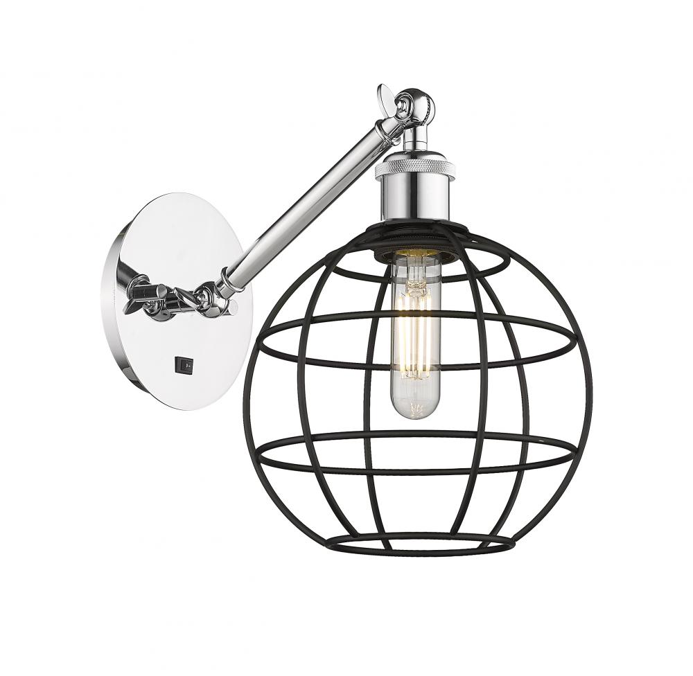 Lake Placid - 1 Light - 8 inch - Polished Chrome - Adjustable Sconce