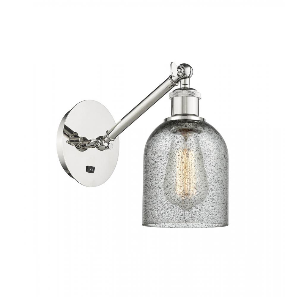Caledonia - 1 Light - 5 inch - Polished Nickel - Adjustable Sconce