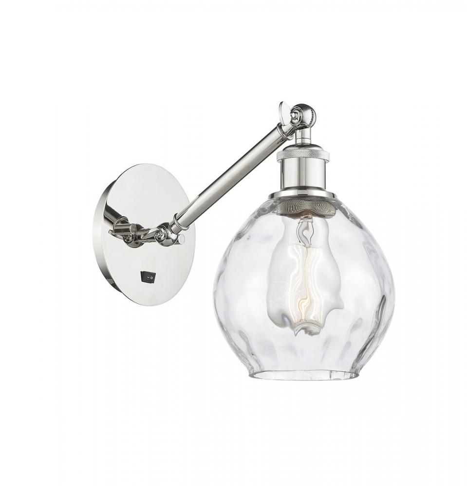 Waverly - 1 Light - 6 inch - Polished Nickel - Adjustable Sconce