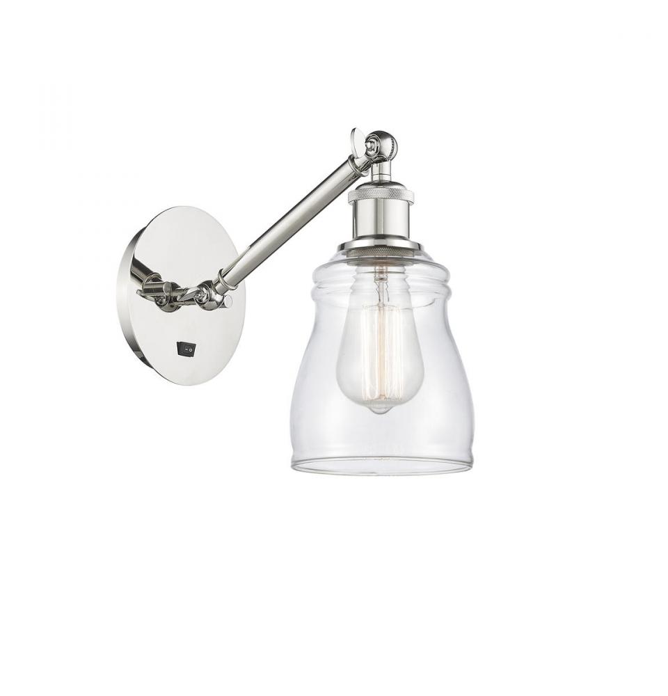 Ellery - 1 Light - 5 inch - Polished Nickel - Adjustable Sconce