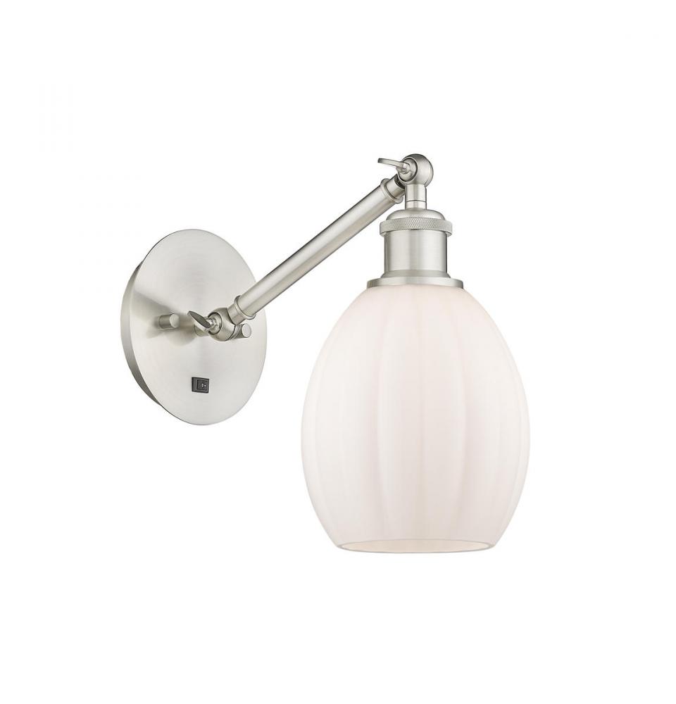 Eaton - 1 Light - 6 inch - Brushed Satin Nickel - Adjustable Sconce