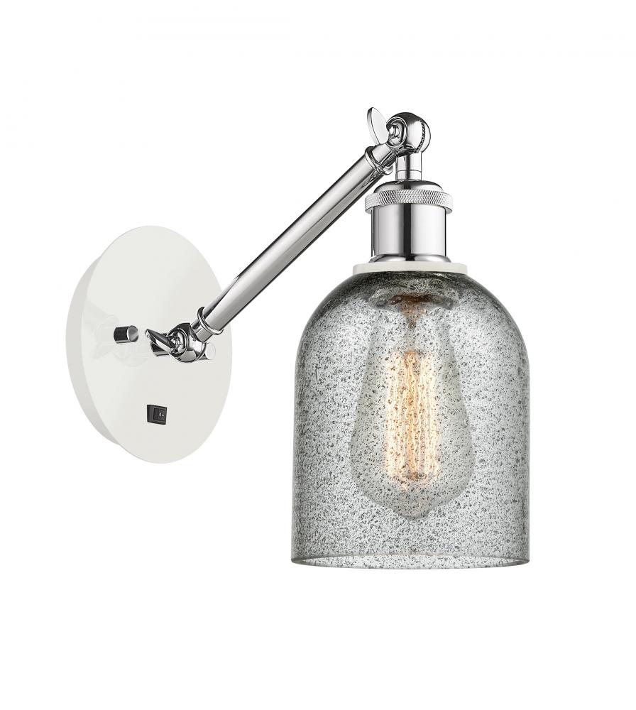 Caledonia - 1 Light - 5 inch - White Polished Chrome - Adjustable Sconce