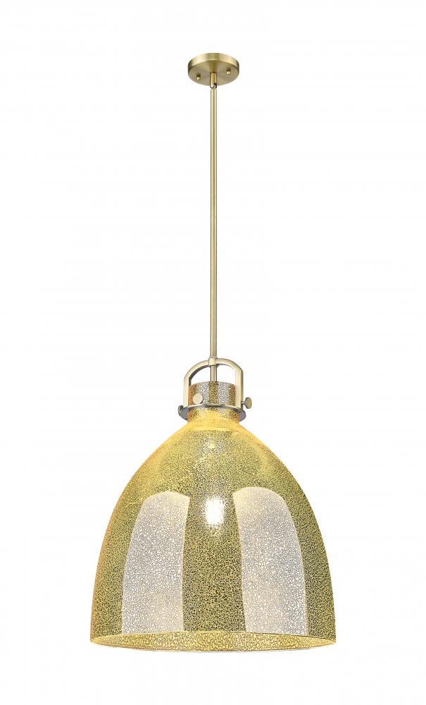 Newton Bell - 1 Light - 18 inch - Brushed Brass - Pendant