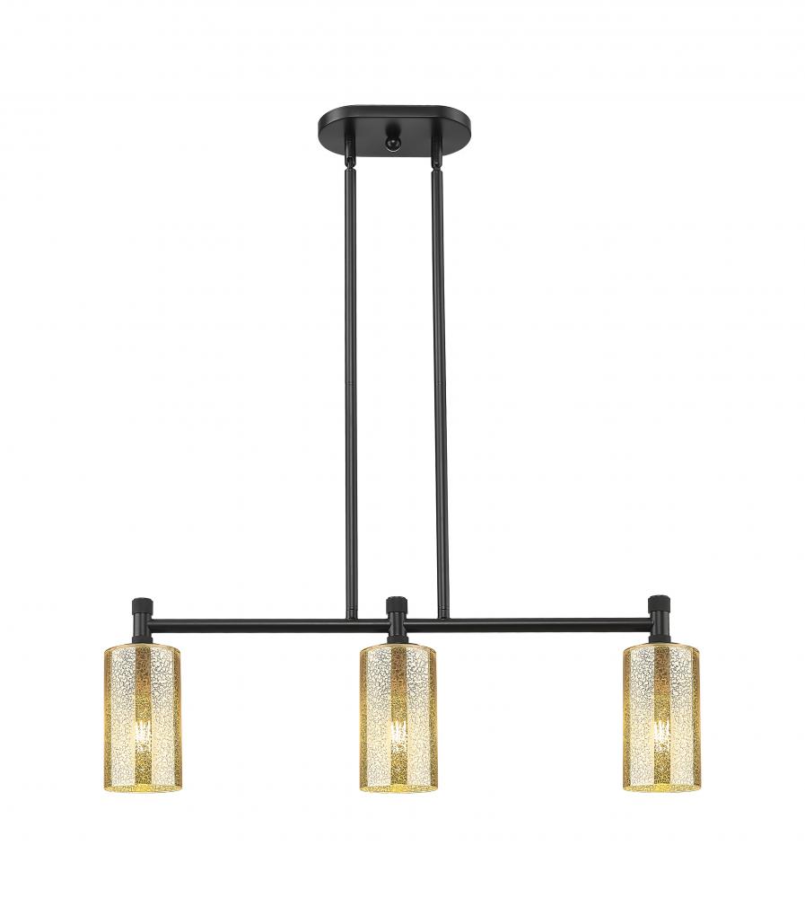 Crown Point - 3 Light - 31 inch - Matte Black - Island Light
