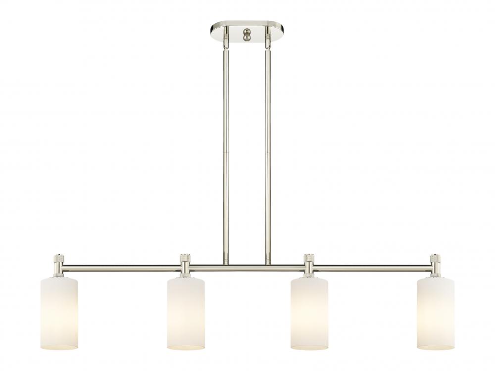 Crown Point - 4 Light - 44 inch - Polished Nickel - Island Light