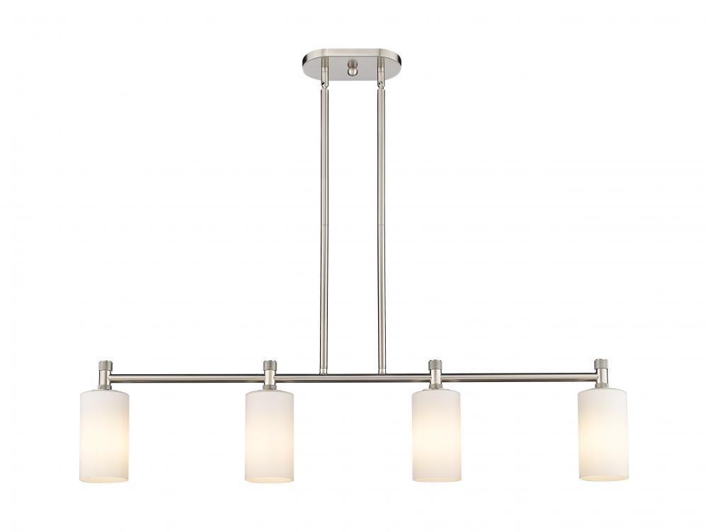 Crown Point - 4 Light - 44 inch - Satin Nickel - Island Light