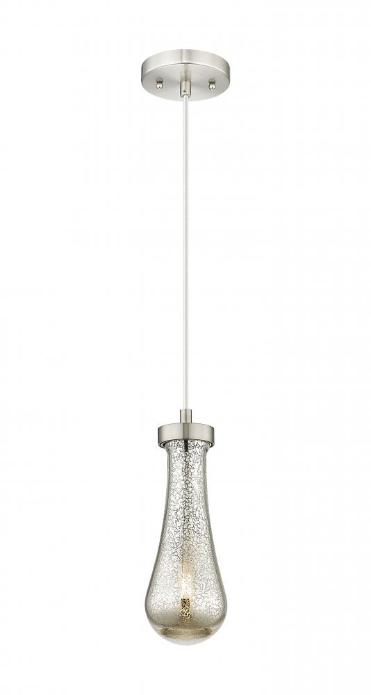 Owego - 1 Light - 5 inch - Satin Nickel - Pendant