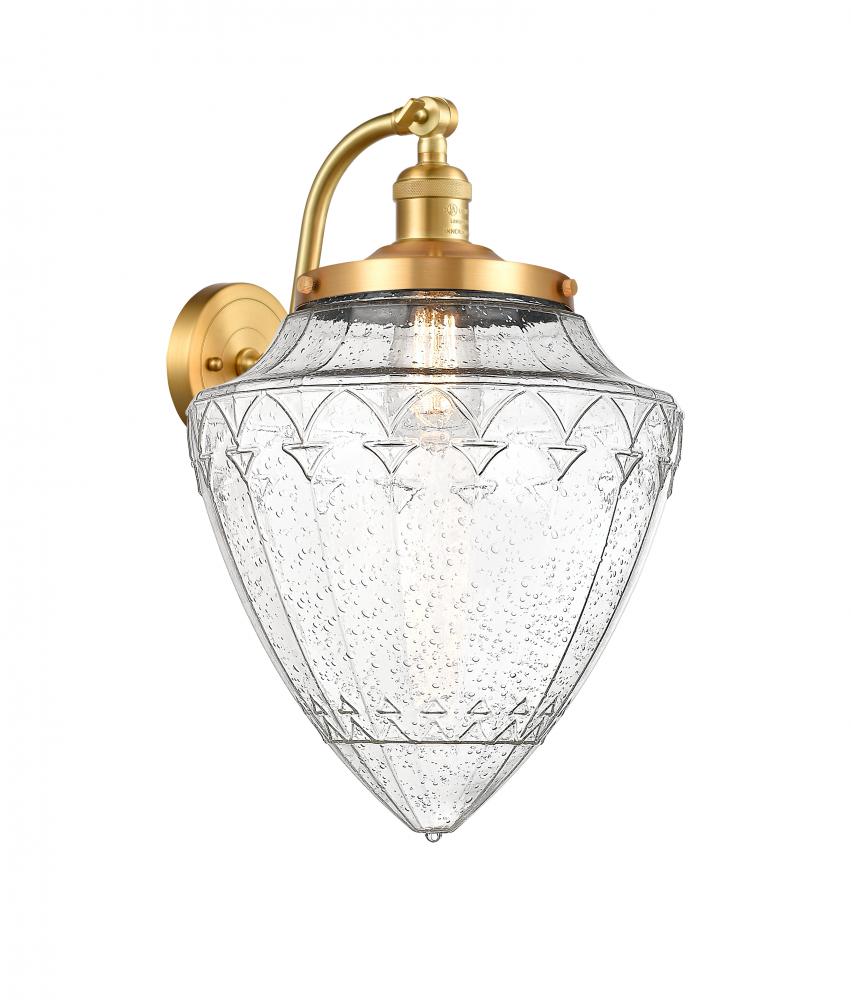 Bullet - 1 Light - 12 inch - Satin Gold - Adjustable Sconce