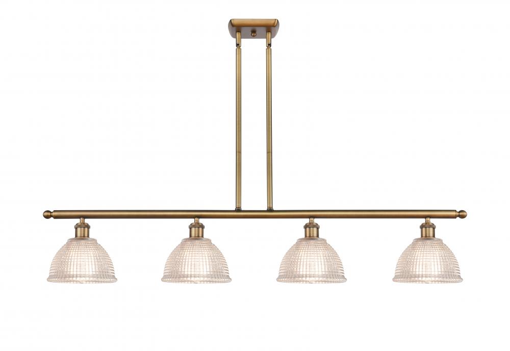 Arietta - 4 Light - 48 inch - Brushed Brass - Cord hung - Island Light
