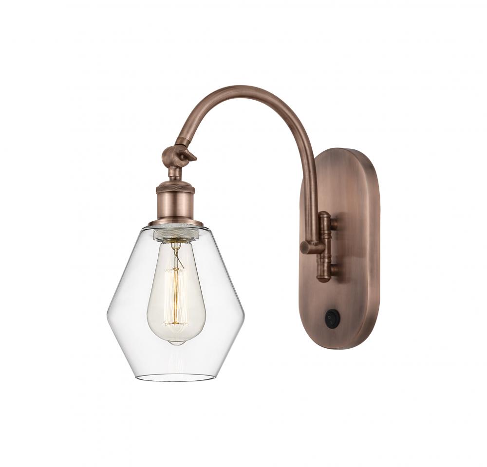 Cindyrella - 1 Light - 6 inch - Antique Copper - Adjustable Swing Arm