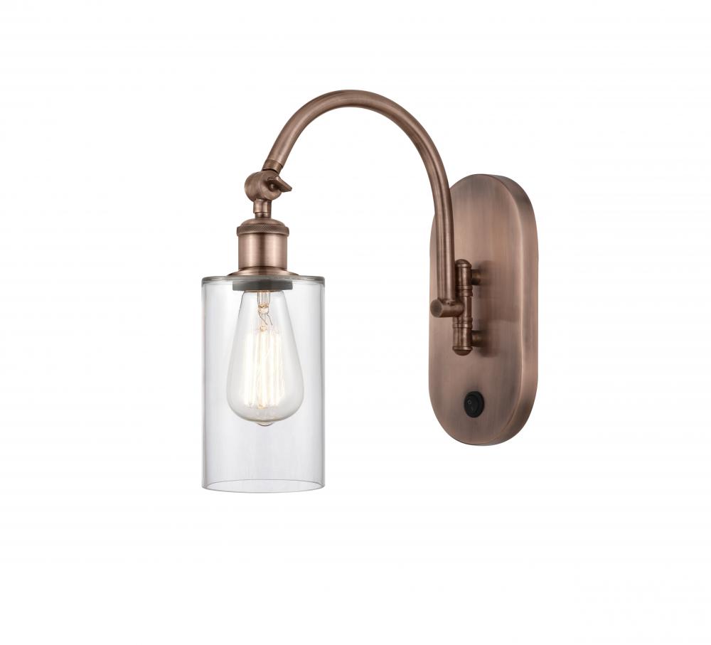 Clymer - 1 Light - 4 inch - Antique Copper - Adjustable Swing Arm
