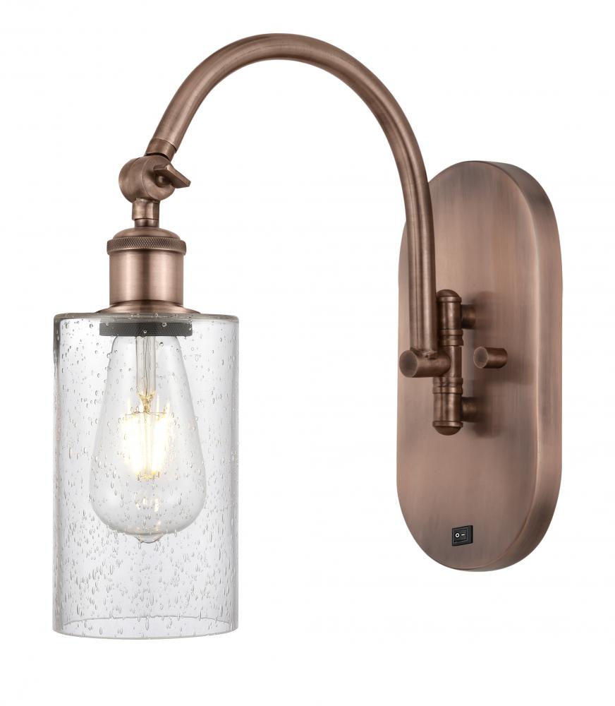 Clymer - 1 Light - 4 inch - Antique Copper - Adjustable Swing Arm