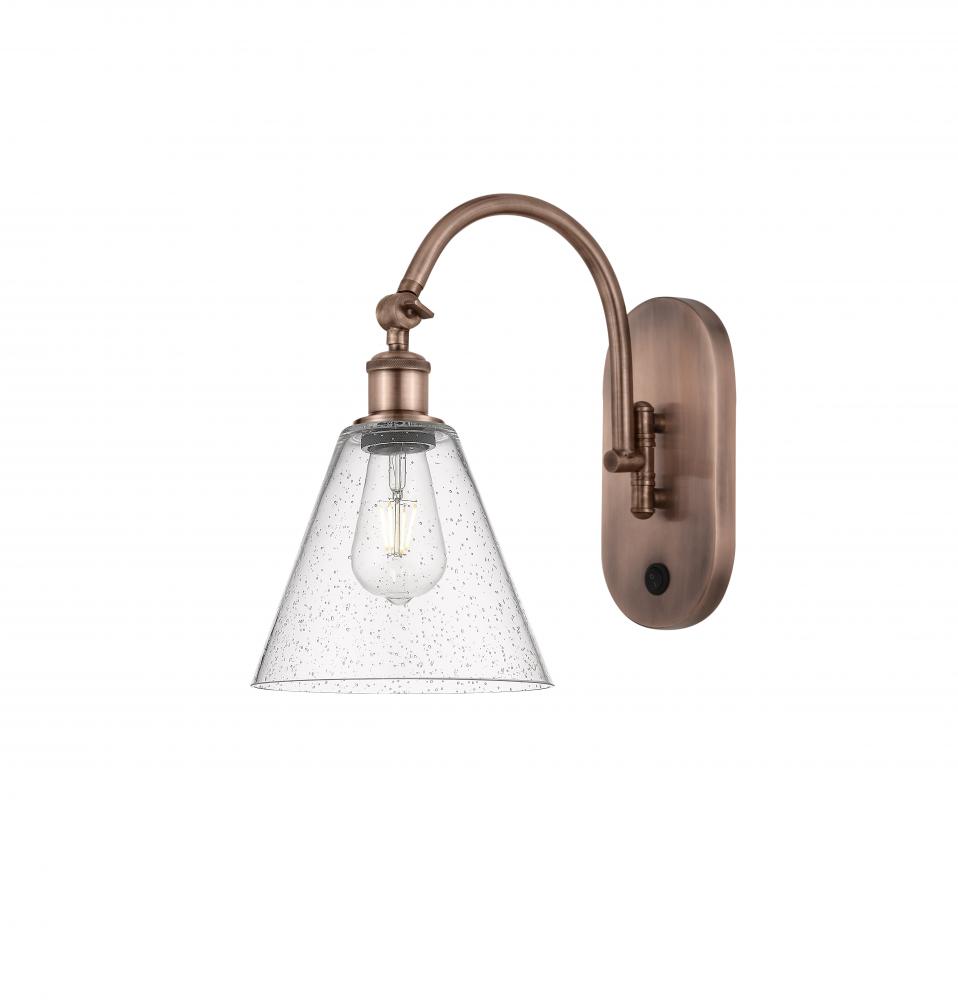 Berkshire - 1 Light - 8 inch - Antique Copper - Adjustable Swing Arm