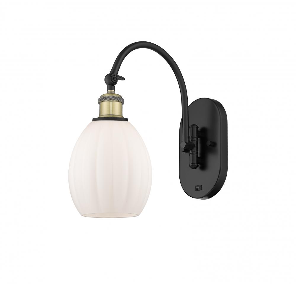 Eaton - 1 Light - 6 inch - Black Antique Brass - Adjustable Swing Arm