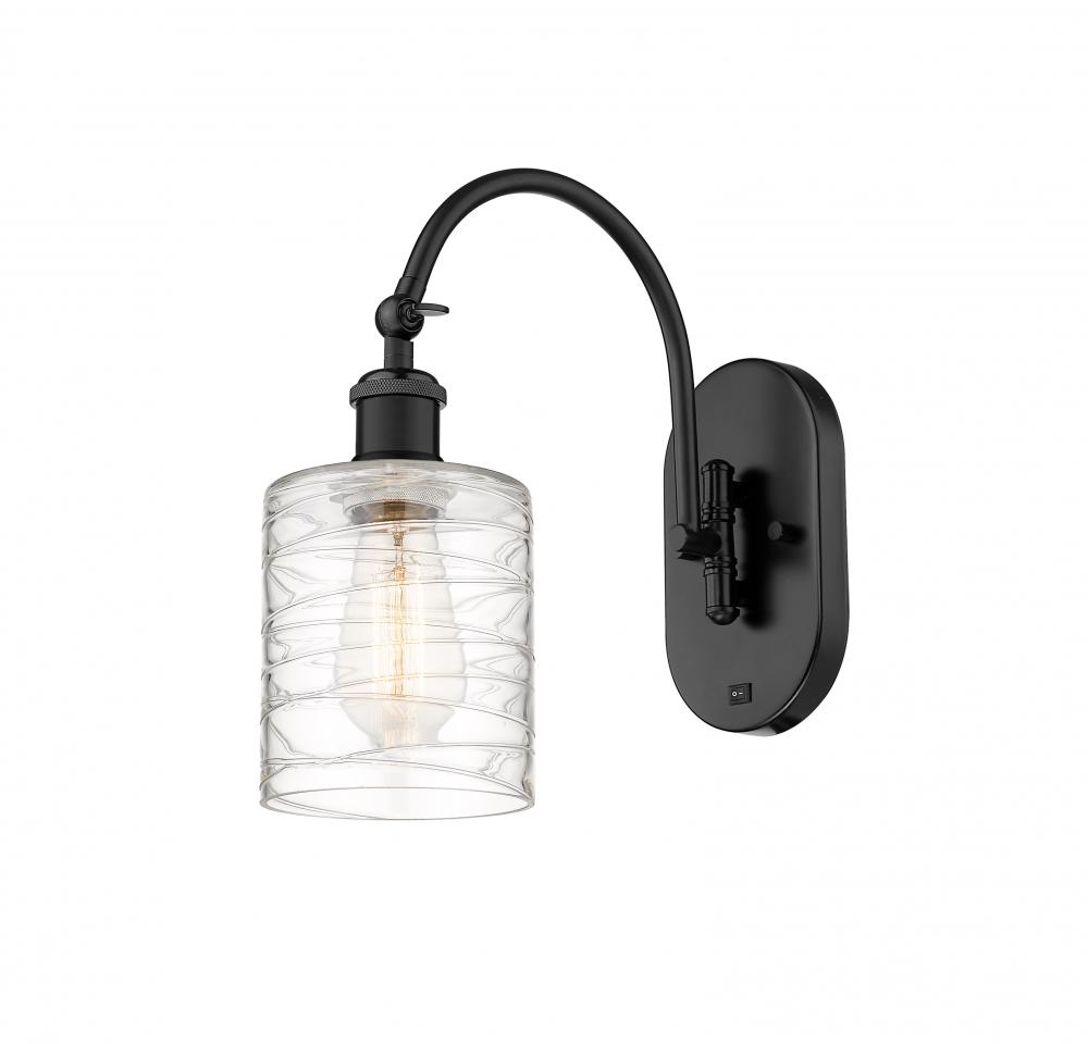 Cobbleskill - 1 Light - 5 inch - Matte Black - Adjustable Swing Arm