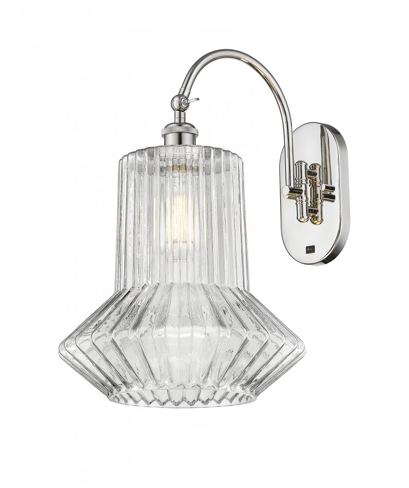 Springwater - 1 Light - 12 inch - Polished Nickel - Adjustable Swing Arm