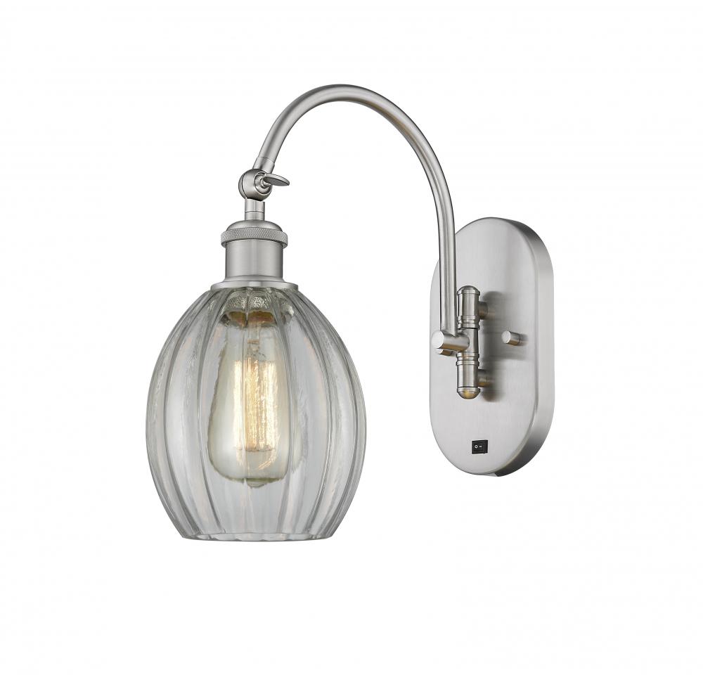 Eaton - 1 Light - 6 inch - Brushed Satin Nickel - Adjustable Swing Arm