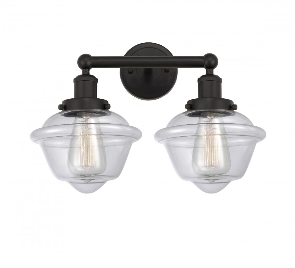 Oxford - 2 Light - 16 inch - Oil Rubbed Bronze - Bath Vanity Light