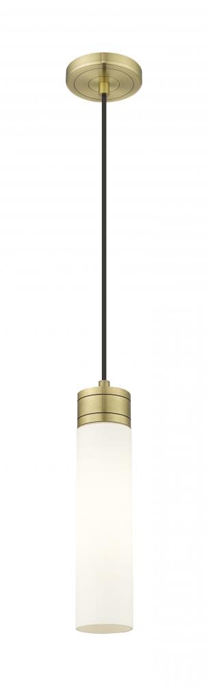 Boreas - 1 Light - 3 inch - Antique Brass - Cord Hung - Mini Pendant