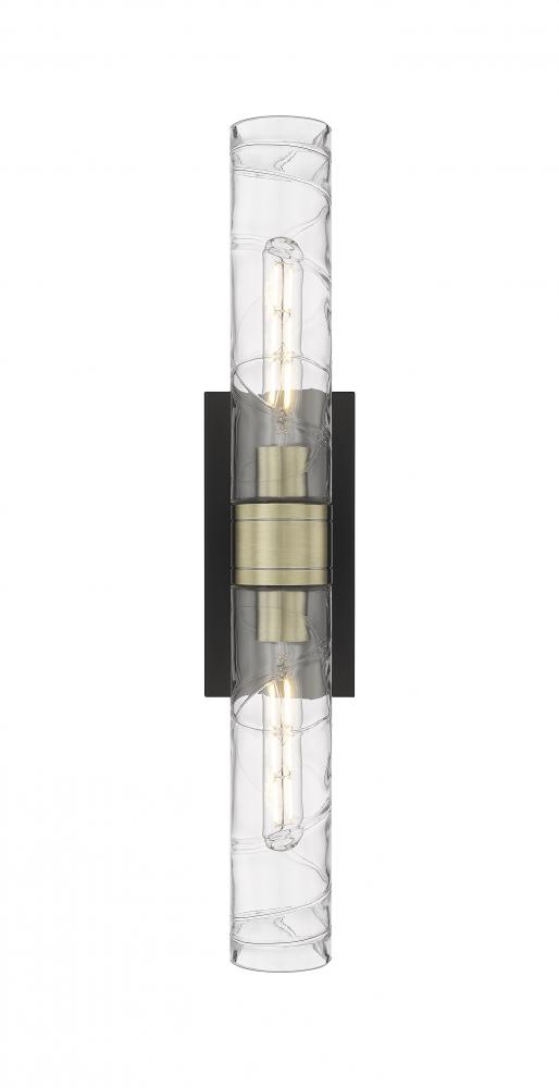Boreas - 2 Light - 24 inch - Black Antique Brass - Bath Vanity Light