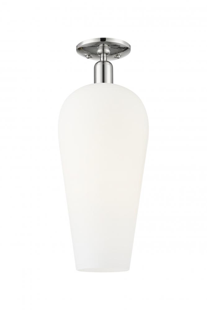 Chelsea - 1 Light - 6 inch - Polished Nickel - Semi-Flush Mount