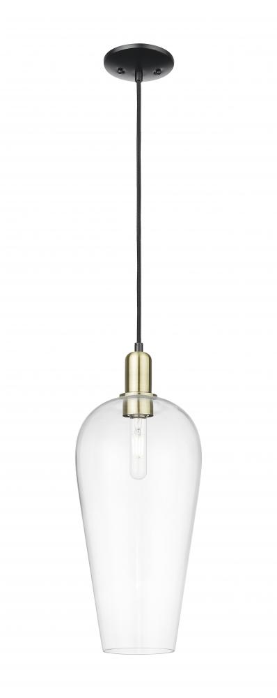 Chelsea - 1 Light - 6 inch - Black Antique Brass - Cord hung - Mini Pendant