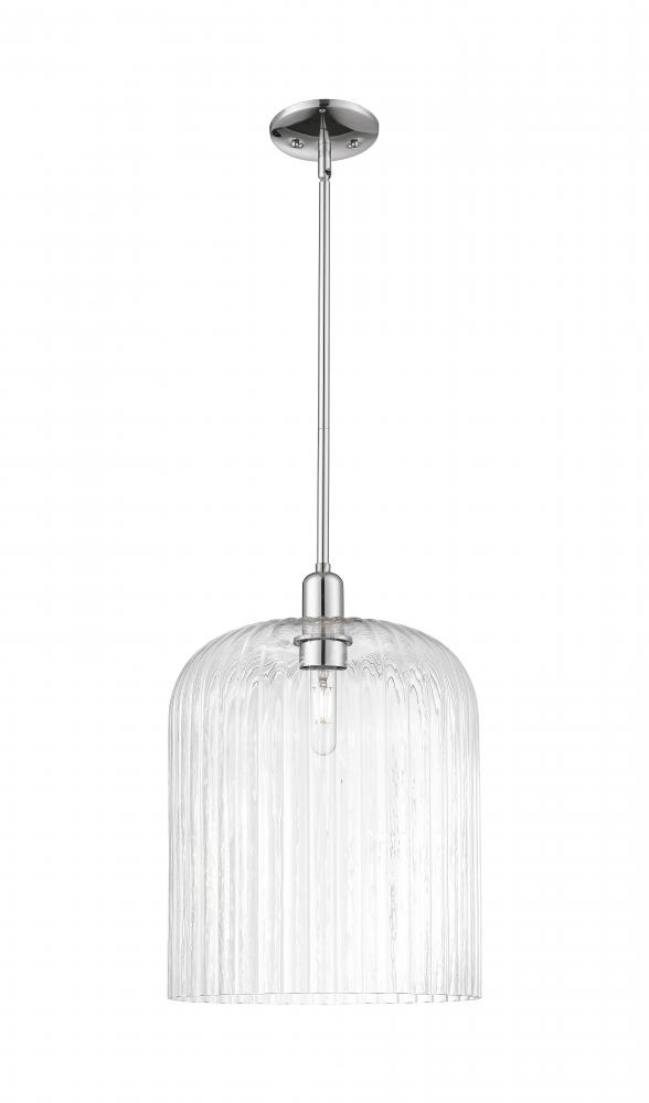 Bridal Veil - 1 Light - 12 inch - Polished Chrome - Mini Pendant