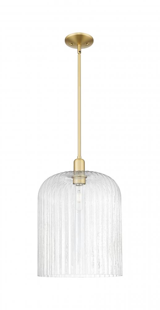 Bridal Veil - 1 Light - 12 inch - Satin Gold - Mini Pendant