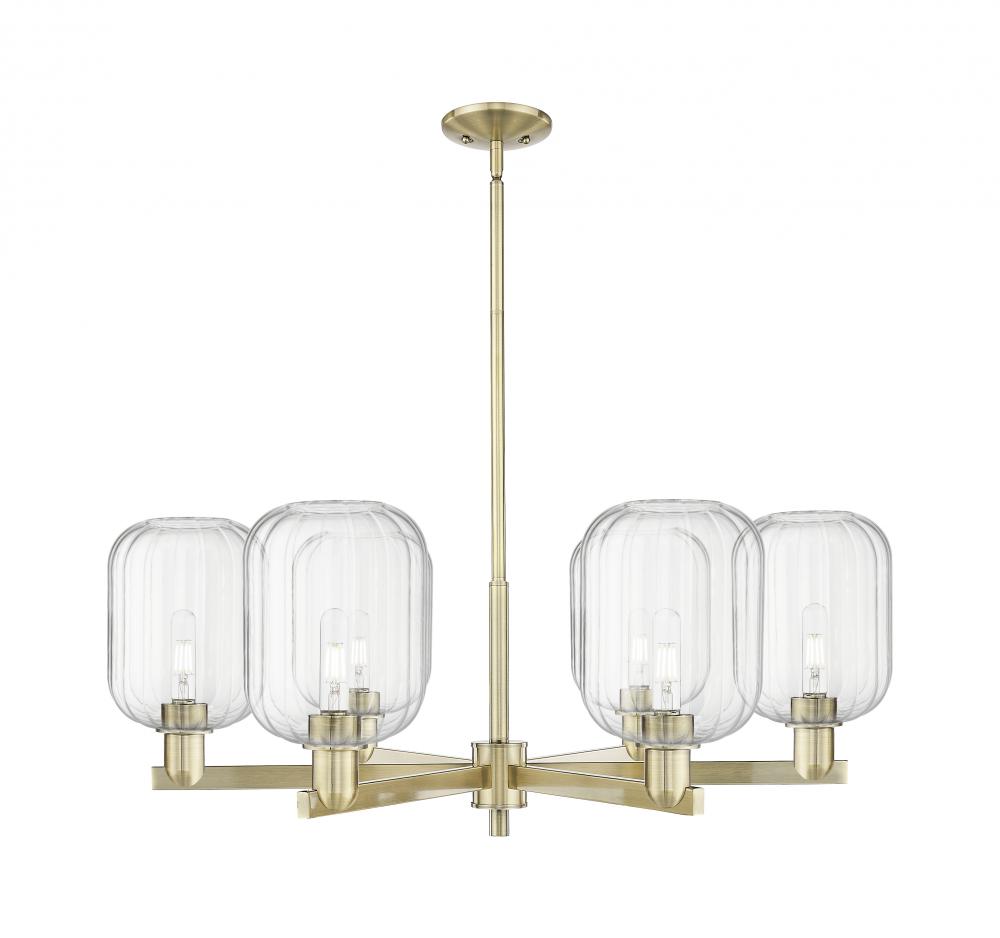 Preston - 6 Light - 24 inch - Antique Copper - Chandelier