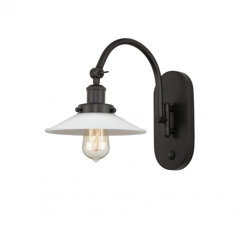Halophane - 1 Light - 9 inch - Oil Rubbed Bronze - Adjustable Swing Arm