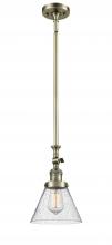 Innovations Lighting 206-AB-G44 - Cone - 1 Light - 8 inch - Antique Brass - Stem Hung - Adjustable Mini Pendant