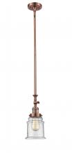 Innovations Lighting 206-AC-G184 - Canton - 1 Light - 6 inch - Antique Copper - Stem Hung - Adjustable Mini Pendant