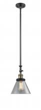 Innovations Lighting 206-BAB-G42 - Cone - 1 Light - 8 inch - Black Antique Brass - Stem Hung - Adjustable Mini Pendant