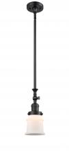 Innovations Lighting 206-BK-G181S - Canton - 1 Light - 5 inch - Matte Black - Stem Hung - Adjustable Mini Pendant