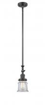 Innovations Lighting 206-OB-G182S - Canton - 1 Light - 5 inch - Oil Rubbed Bronze - Stem Hung - Adjustable Mini Pendant