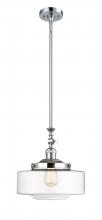 Innovations Lighting 206-PC-G692-12 - Bridgeton - 1 Light - 12 inch - Polished Chrome - Stem Hung - Adjustable Mini Pendant