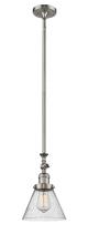 Innovations Lighting 206-SN-G44 - Cone - 1 Light - 8 inch - Brushed Satin Nickel - Stem Hung - Adjustable Mini Pendant
