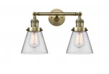 Innovations Lighting 208-AB-G62 - Cone - 2 Light - 16 inch - Antique Brass - Adjustable Bath Vanity Light